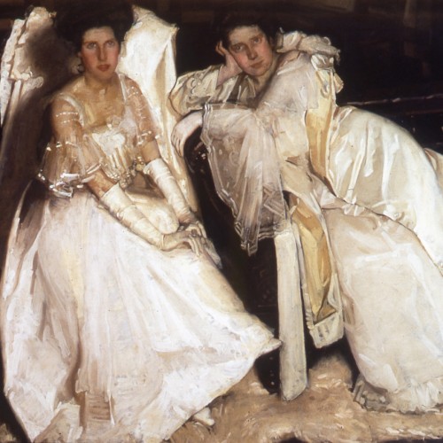 Two girls in white 1904