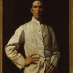 Self-portrait in white jacket 1901