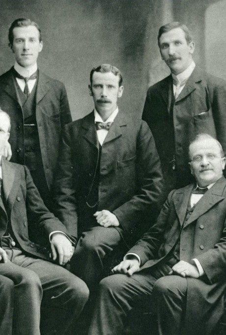 Hugh with father and brothers c1896
